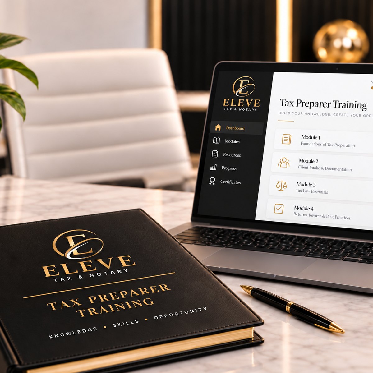 Start learning today. Be ready for tax season.