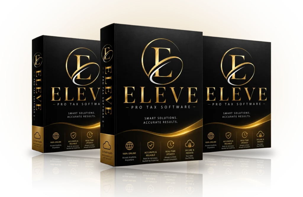 Eleve Pro Tax Software boxes